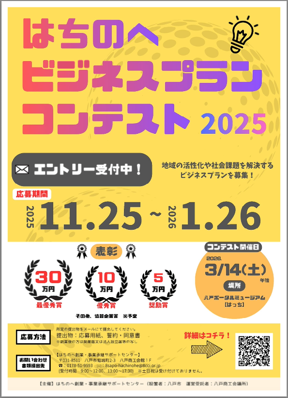 はちのへビジネスプランコンテスト